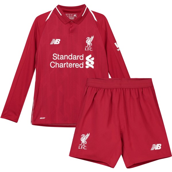 Camiseta Liverpool 1ª ML Niños 2018/19 Rojo